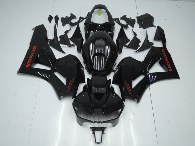 Carenagem CBR 600RR 13-21 - Preto Brilhante & Vermelho Adesivo