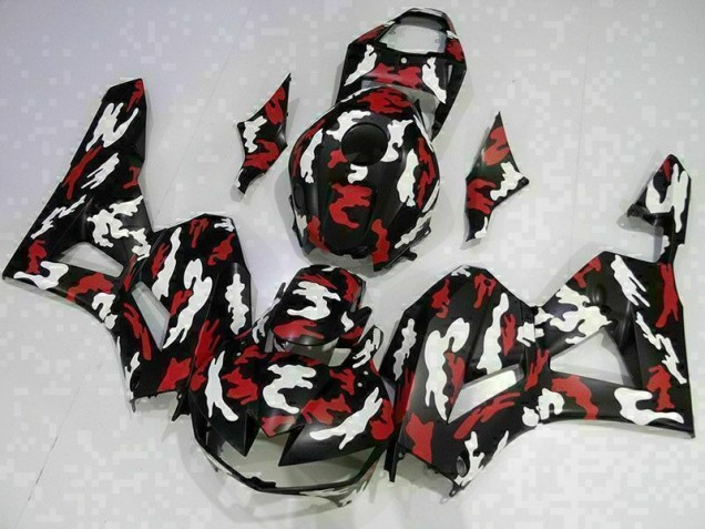 Carenagem CBR 600RR 13-21 - Vermelho Branco Preto Carenagem CBR 600RR 13-21 - Vermelho Branco Preto
