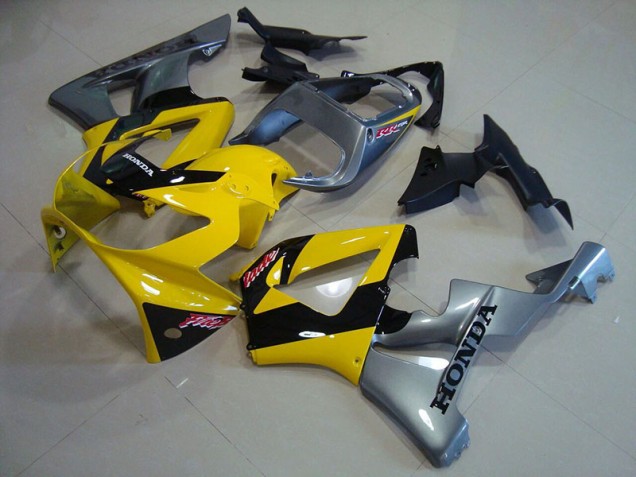 Carenagem CBR 900RR 929 00-01 - Amarelo Prata Carenagem CBR 900RR 929 00-01 - Amarelo Prata