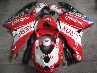 Carenagem Ducati 749 05-06 - Vermelho Branco Xerox