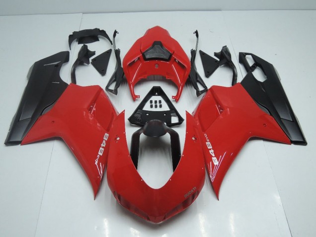 Carenagem Ducati 848 1098 1198 07-14 - Estilo OEM Vermelho & Preto Fosco Side Carenagem Ducati 848 1098 1198 07-14 - Estilo OEM Vermelho & Preto Fosco Side