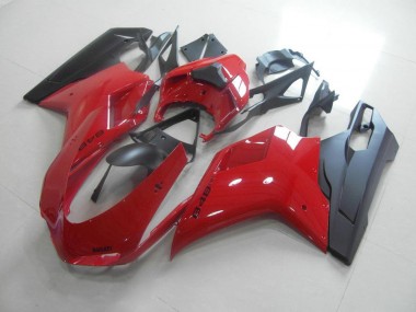 Carenagem Ducati 848 1098 1198 07-14 - Vermelho Preto