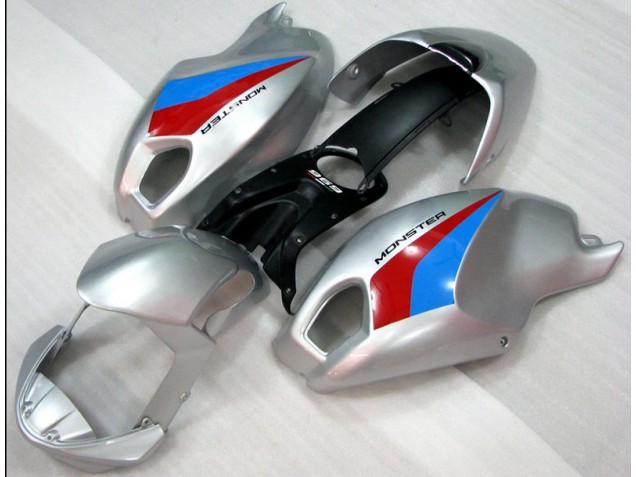 Carenagem Ducati Monster 696 08-12 - Prata Monster Carenagem Ducati Monster 696 08-12 - Prata Monster