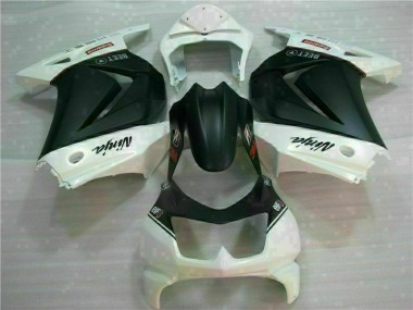 Carenagem EX250 08-12 - Branco Preto Ninja 3M