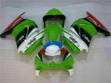 Carenagem EX250 08-12 - Branco Verde Preto Ninja