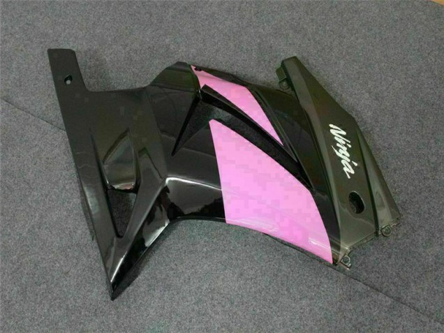 Carenagem EX250 08-12 - Preto Rosa Ninja Carenagem EX250 08-12 - Preto Rosa Ninja
