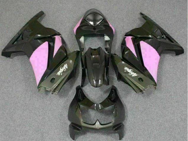 Carenagem EX250 08-12 - Preto Rosa Ninja Carenagem EX250 08-12 - Preto Rosa Ninja