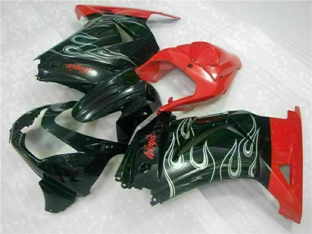 Carenagem EX250 08-12 - Preto Vermelho Ninja Carenagem EX250 08-12 - Preto Vermelho Ninja