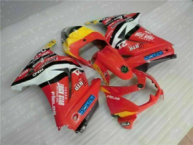 Carenagem EX250 08-12 - Vermelho Amarelo Carenagem EX250 08-12 - Vermelho Amarelo
