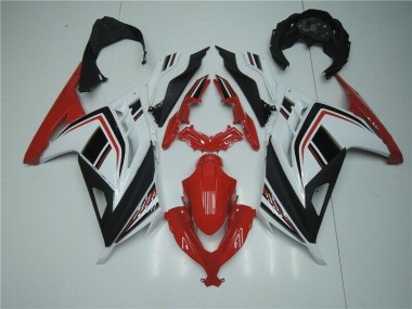 Carenagem EX300 13-16 - Vermelho Branco Preto