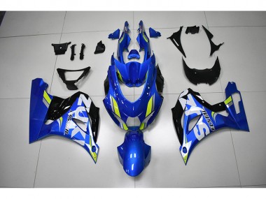 Carenagem GSXR 1000 17-23 - Azul Branco Decalque