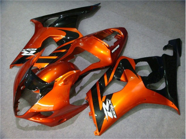 Carenagem GSXR 1000 K3 03-04 - Laranja Preto Carenagem GSXR 1000 K3 03-04 - Laranja Preto