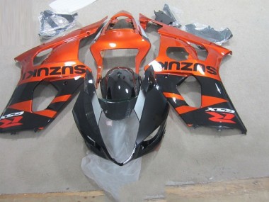 Carenagem GSXR 1000 K3 03-04 - Preto Laranja