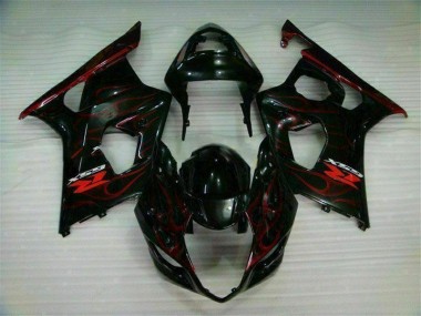 Carenagem GSXR 1000 K3 03-04 - Vermelho Chama