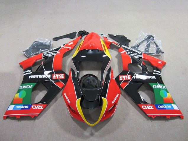 Carenagem GSXR 1000 K3 03-04 - Vermelho Verde Preto Carenagem GSXR 1000 K3 03-04 - Vermelho Verde Preto