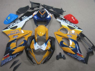 Carenagem GSXR 1000 K5 05-06 - Amarelo Azul Corona Extra