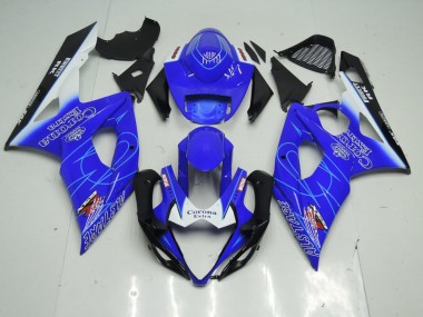 Carenagem GSXR 1000 K5 05-06 - Azul Corona