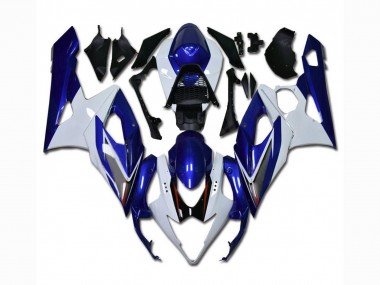 Carenagem GSXR 1000 K5 05-06 - Branco Azul