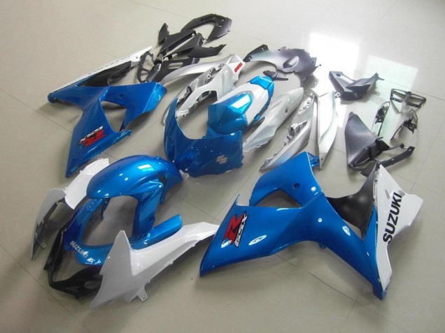 Carenagem GSXR 1000 K9 09-16 - Branco Azul Carenagem GSXR 1000 K9 09-16 - Branco Azul