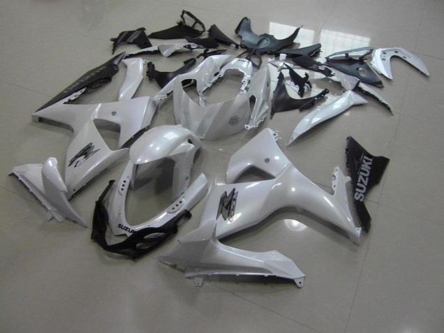 Carenagem GSXR 1000 K9 09-16 - Branco Pérola & Preto Carenagem GSXR 1000 K9 09-16 - Branco Pérola & Preto