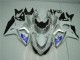 Carenagem GSXR 1000 K9 09-16 - Prata Branco Carenagem GSXR 1000 K9 09-16 - Prata Branco