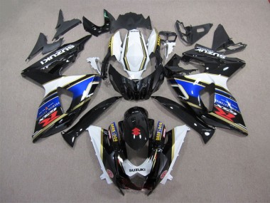Carenagem GSXR 1000 K9 09-16 - Preto Azul Branco Dark Dog