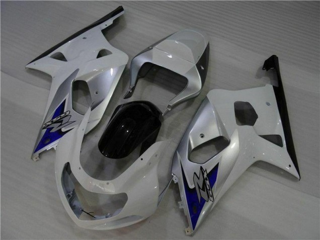 Carenagem GSXR 600 / 750 K1 K2 K3 01-03 - Branco Prata Carenagem GSXR 600 / 750 K1 K2 K3 01-03 - Branco Prata