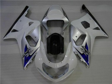Carenagem GSXR 600 / 750 K1 K2 K3 01-03 - Branco Prata