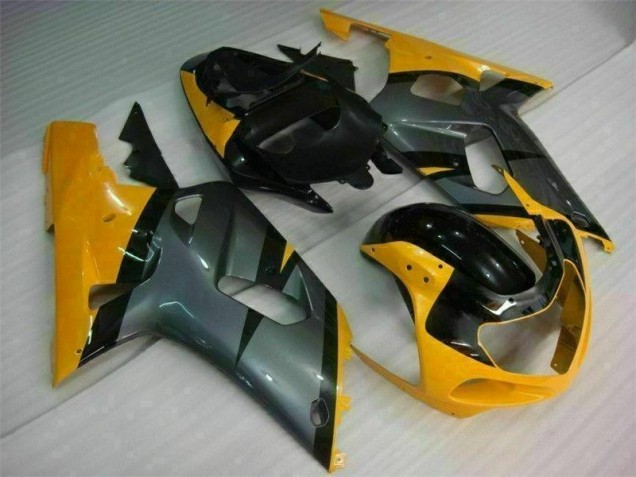 Carenagem GSXR 600 / 750 K1 K2 K3 01-03 - Preto Amarelo Carenagem GSXR 600 / 750 K1 K2 K3 01-03 - Preto Amarelo