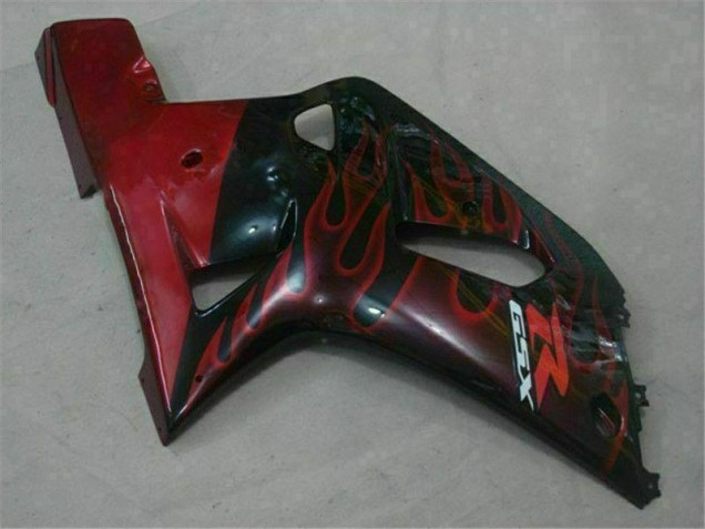 Carenagem GSXR 600 / 750 K1 K2 K3 01-03 - Preto Vermelho Carenagem GSXR 600 / 750 K1 K2 K3 01-03 - Preto Vermelho