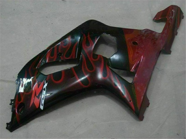 Carenagem GSXR 600 / 750 K1 K2 K3 01-03 - Preto Vermelho Carenagem GSXR 600 / 750 K1 K2 K3 01-03 - Preto Vermelho