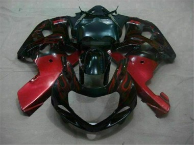 Carenagem GSXR 600 / 750 K1 K2 K3 01-03 - Preto Vermelho