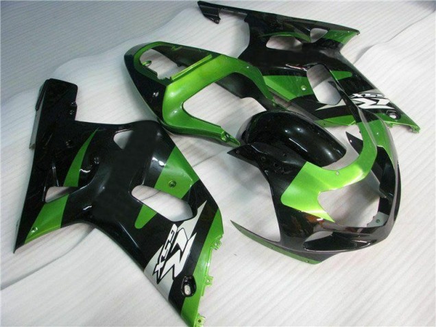 Carenagem GSXR 600 / 750 K1 K2 K3 01-03 - Verde Preto Carenagem GSXR 600 / 750 K1 K2 K3 01-03 - Verde Preto