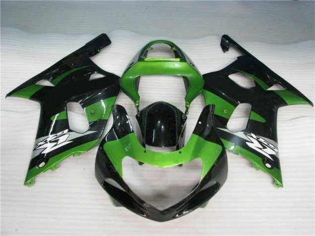 Carenagem GSXR 600 / 750 K1 K2 K3 01-03 - Verde Preto Carenagem GSXR 600 / 750 K1 K2 K3 01-03 - Verde Preto