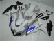 Carenagem GSXR 600 / 750 K8 08-10 - Branco Prata Azul