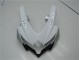 Carenagem GSXR 600 / 750 K8 08-10 - Branco Prata Azul