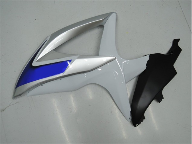 Carenagem GSXR 600 / 750 K8 08-10 - Branco Prata Azul