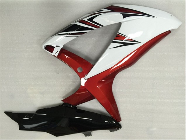Carenagem GSXR 600 / 750 K8 08-10 - Branco Vermelho Preto Carenagem GSXR 600 / 750 K8 08-10 - Branco Vermelho Preto