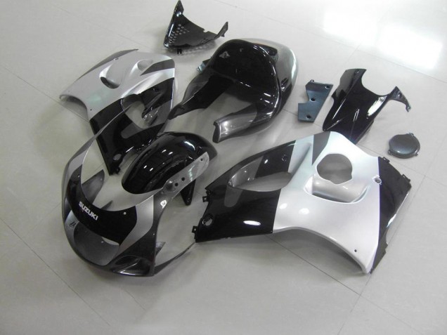 Carenagem GSXR 600 96-00 - Prata Cinzento Sem Decalques Carenagem GSXR 600 96-00 - Prata Cinzento Sem Decalques