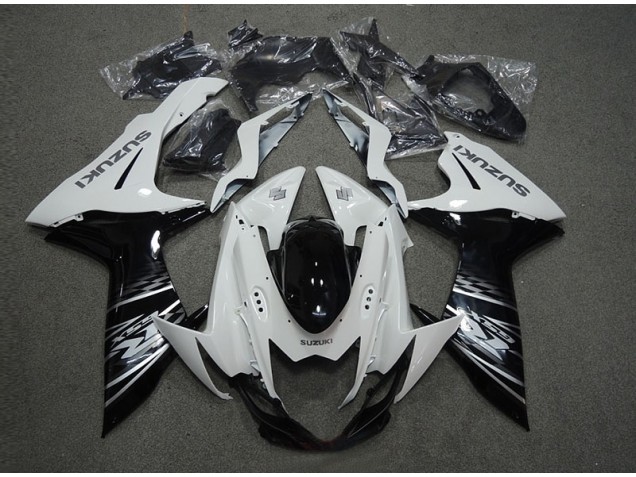 Carenagem GSXR 600 K11 11-21 - Branco Preto Carenagem GSXR 600 K11 11-21 - Branco Preto