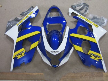 Carenagem GSXR 600 K4 04-05 - Azul Branco Amarelo