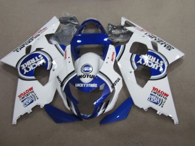 Carenagem GSXR 600 K4 04-05 - Azul Branco Lucky Strike Motul