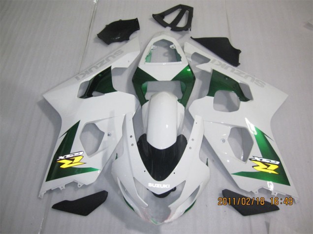 Carenagem GSXR 600 K4 04-05 - Branco Verde Carenagem GSXR 600 K4 04-05 - Branco Verde