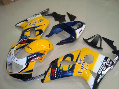 Carenagem GSXR 750 K1 K2 K3 01-03 - Amarelo Azul Corona Extra Motul