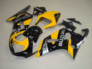 Carenagem GSXR 750 K1 K2 K3 01-03 - Amarelo Preto