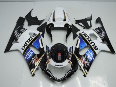 Carenagem GSXR 750 K1 K2 K3 01-03 - Preto Branco Azul Viru