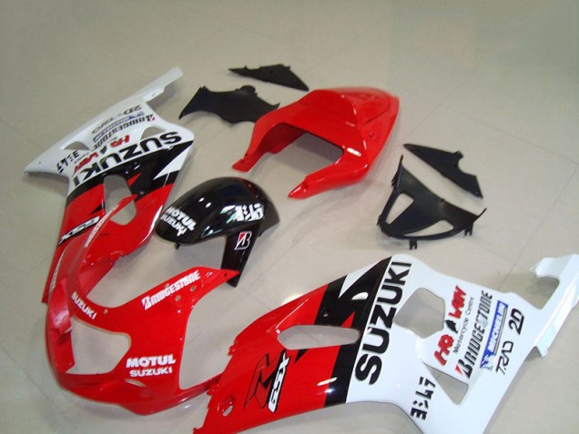 Carenagem GSXR 750 K1 K2 K3 01-03 - Vermelho Branco Motul Carenagem GSXR 750 K1 K2 K3 01-03 - Vermelho Branco Motul