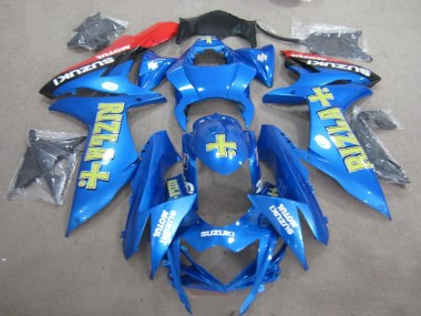 Carenagem GSXR 750 K11 11-21 - Azul Amarelo Rizla