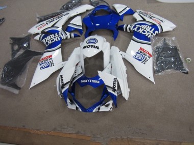 Carenagem GSXR 750 K11 11-21 - Branco Lucky Strike Motul