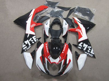 Carenagem GSXR 750 K11 11-21 - Preto Vermelho